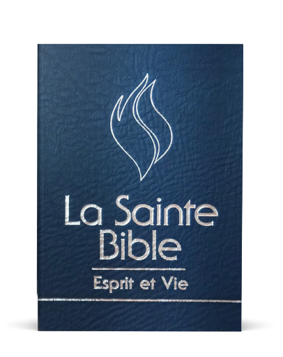 Bible Esprit et Vie Edition Nuit PU Bleu - Boutique iNSPIRATION