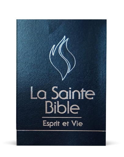 Bible Esprit et Vie Edition Deluxe Cuir Bleu - Boutique iNSPIRATION