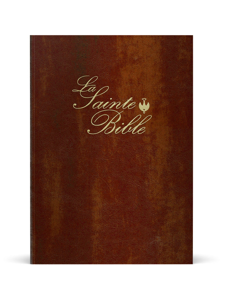 Bible Louis Segond 1910 à gros caractères (souple, marron) - Boutique iNSPIRATION